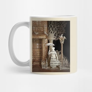 Mary Poppins paper sculpture Mug